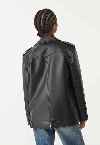 Cicilia™  | Leather Biker Jacket