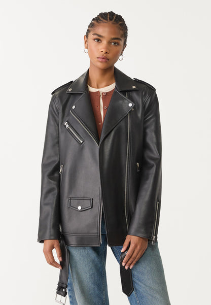 Cicilia™  | Leather Biker Jacket