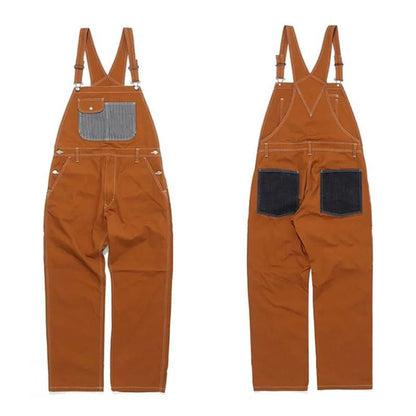 Men's Casual Vintage Multi-pocket Cargo Overalls 56804876M