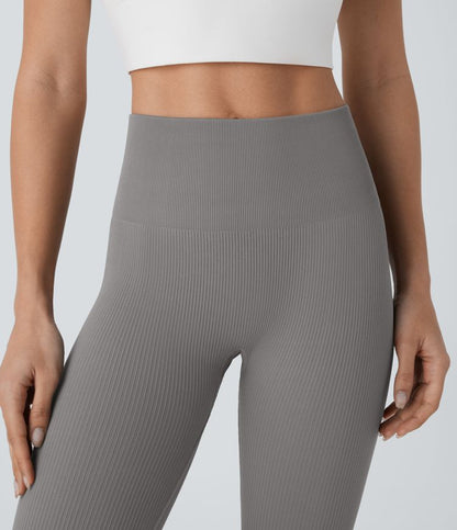 Seamless Flow High Waisted Tummy Control Butt Lifting 7/8 Yoga Leggings