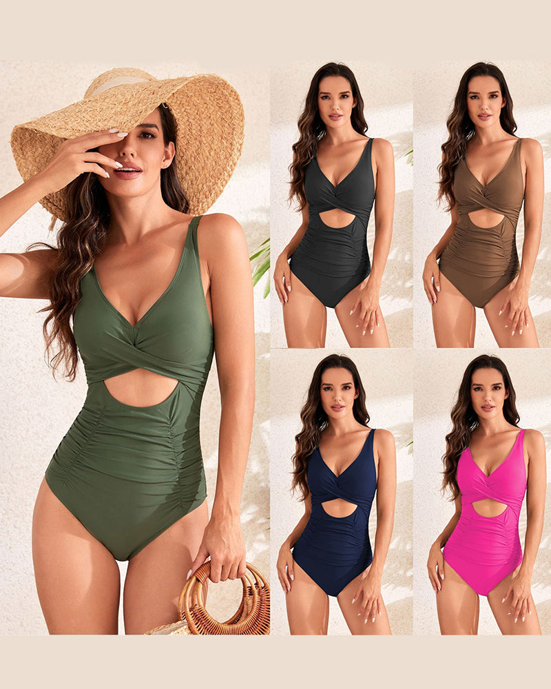 SheCurve® One Piece Swimsuits Push Up Tummy Control Bathing Suits