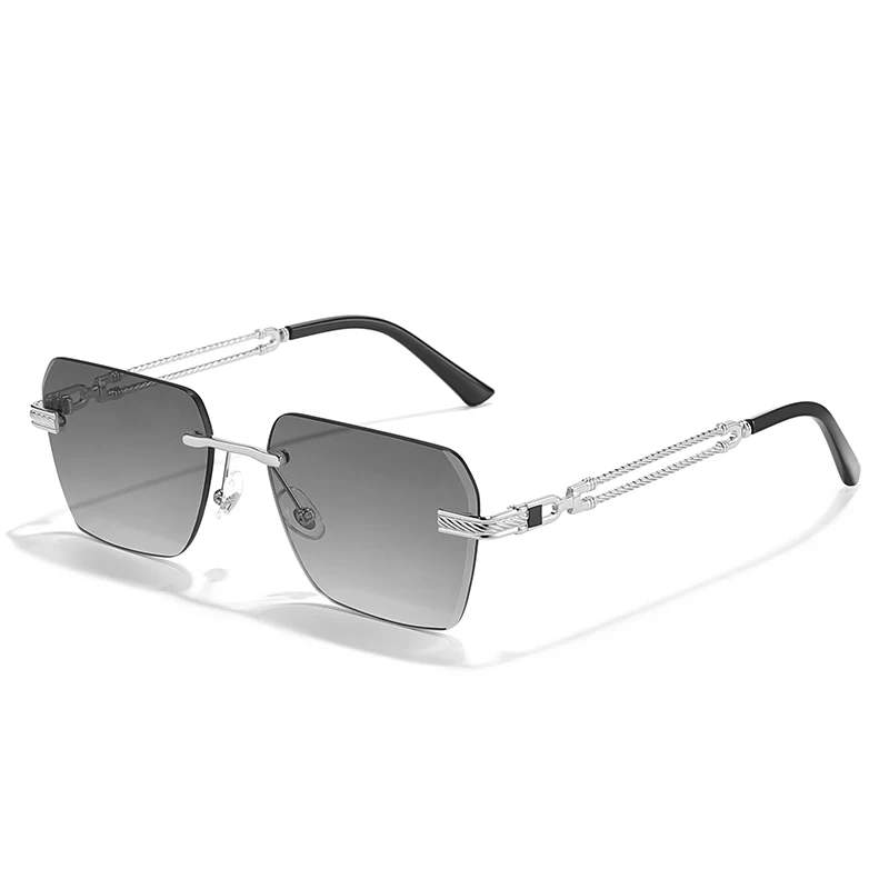 Chainlink Rimless Sunglasses