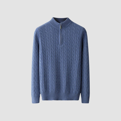 MV Thickened Cashmere Wool Turtleneck Sweater