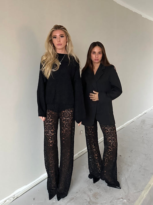 Marla lace pants - Black