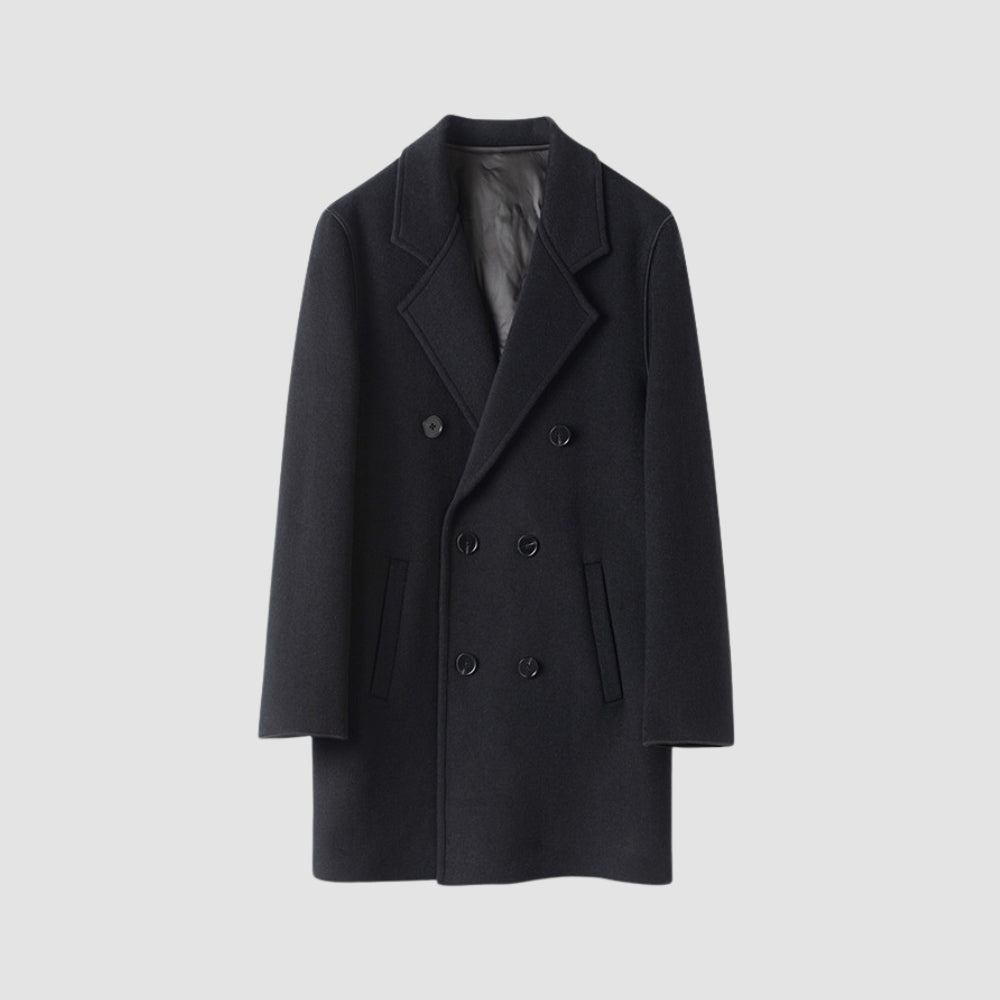 MV Double-Faced Cashmere Double-Breasted Coat