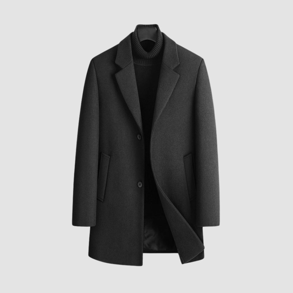 MV 100% Wool Mid-Length Coat