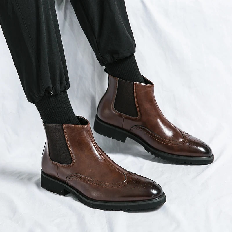 Alden Genuine Leather Chelsea Boots