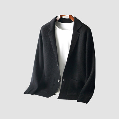 MV V-Neck Pure Cashmere Wool Cardigan