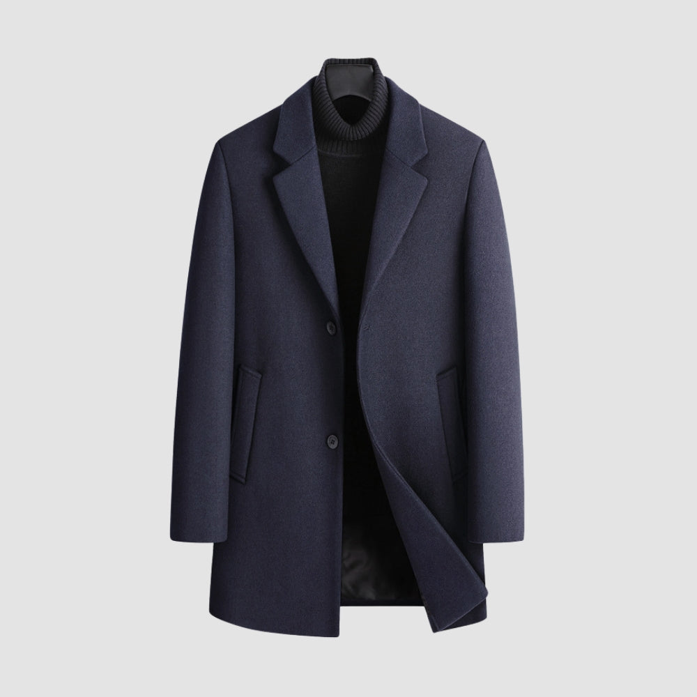 MV 100% Wool Mid-Length Coat