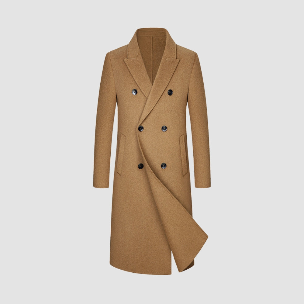 MV Double-Breasted Cashmere Coat