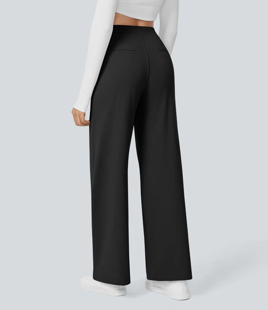 HaloTek Air™ High Waisted Side Pocket Straight Leg Work Pants