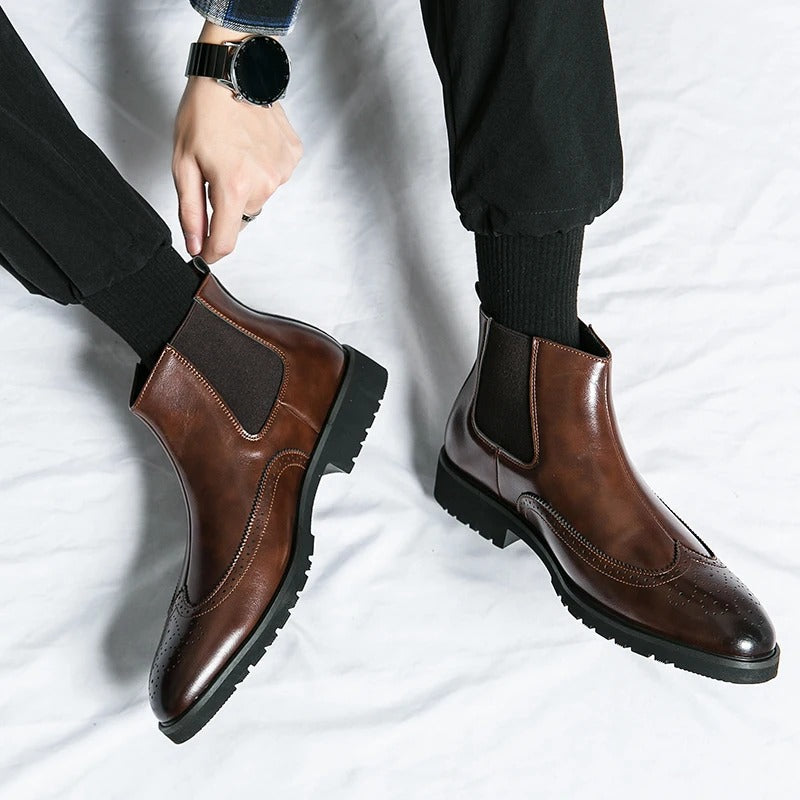 Alden Genuine Leather Chelsea Boots