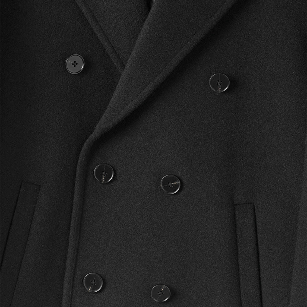 MV Double-Faced Cashmere Double-Breasted Coat