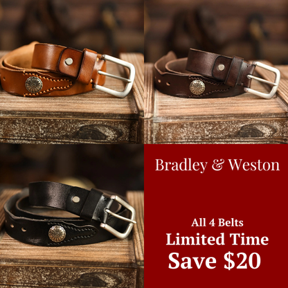 Sierra Heritage 100% Cowhide Belt