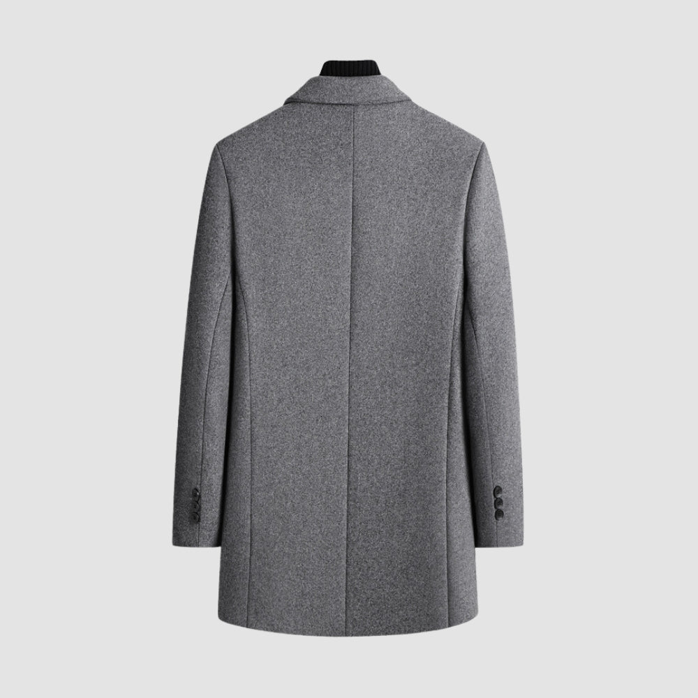 MV 100% Wool Mid-Length Coat