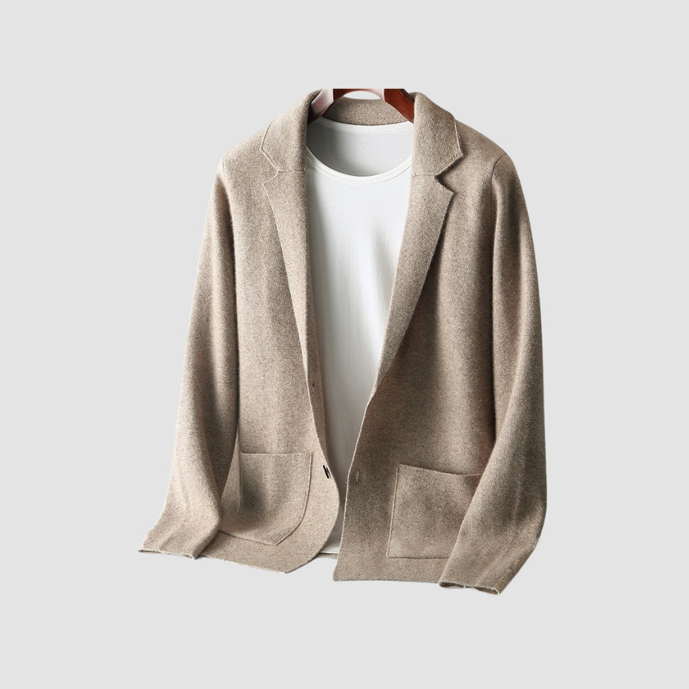 MV V-Neck Pure Cashmere Wool Cardigan