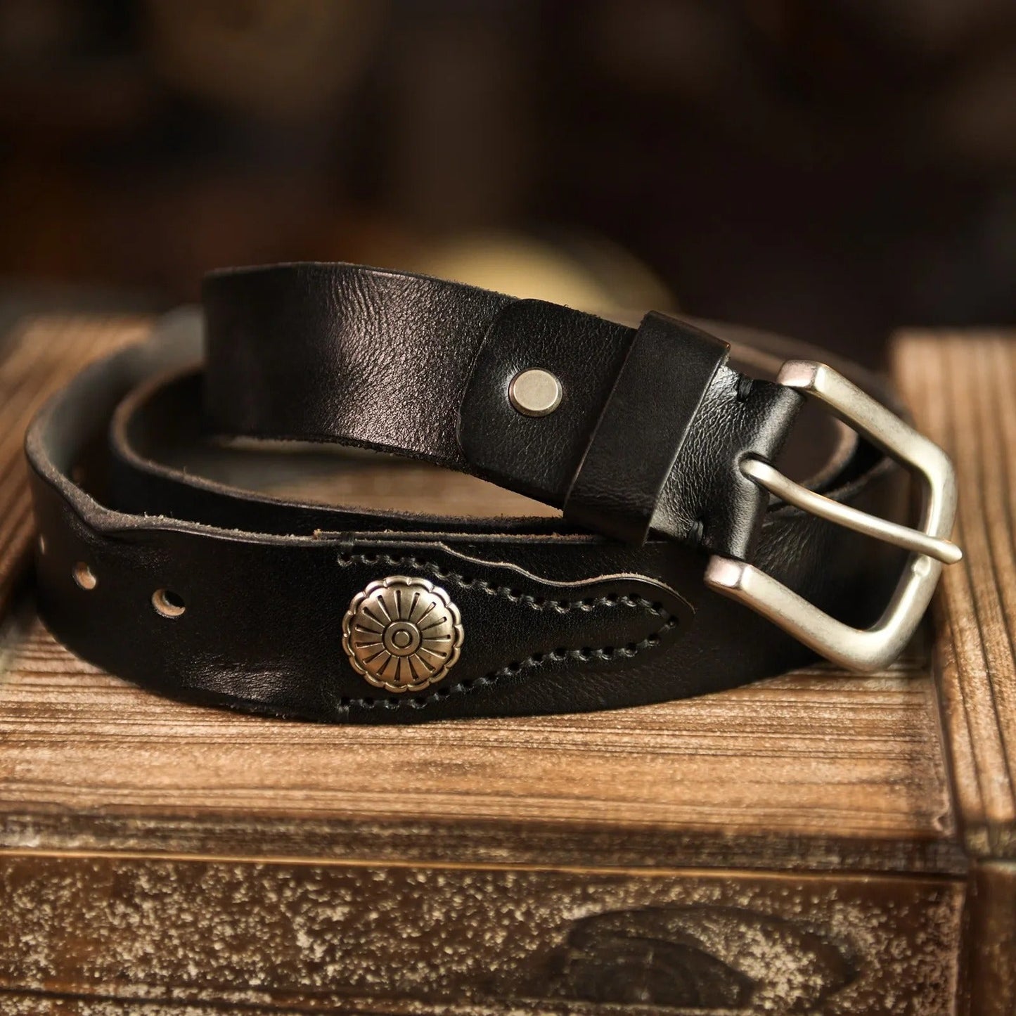 Sierra Heritage 100% Cowhide Belt