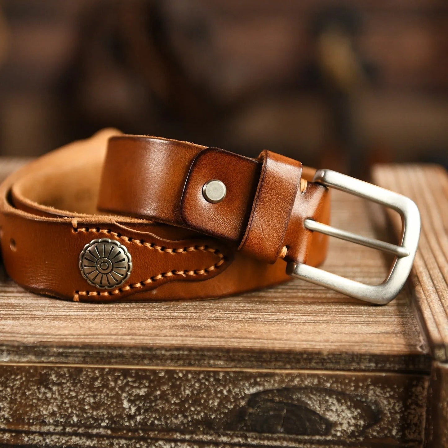 Sierra Heritage 100% Cowhide Belt