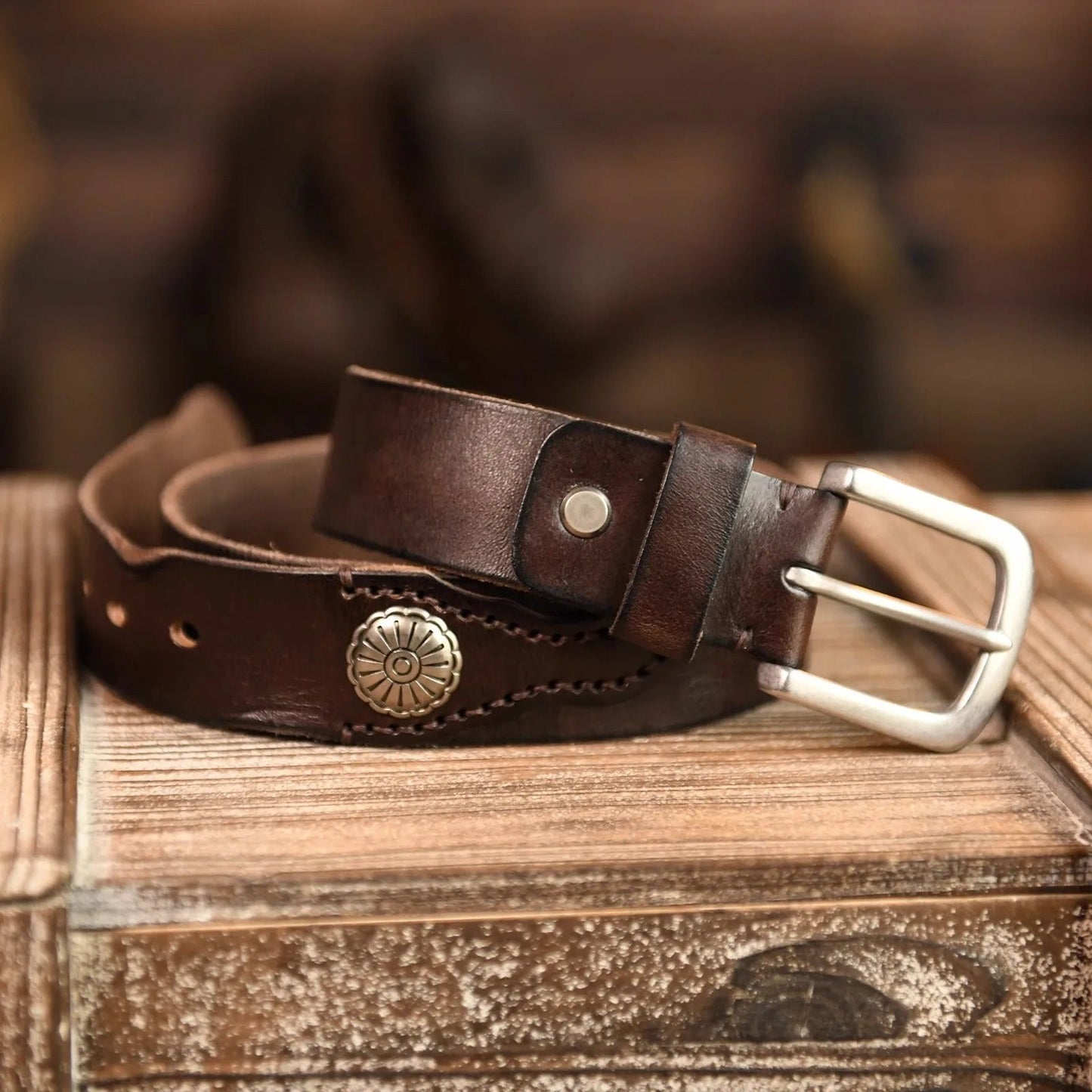 Sierra Heritage 100% Cowhide Belt