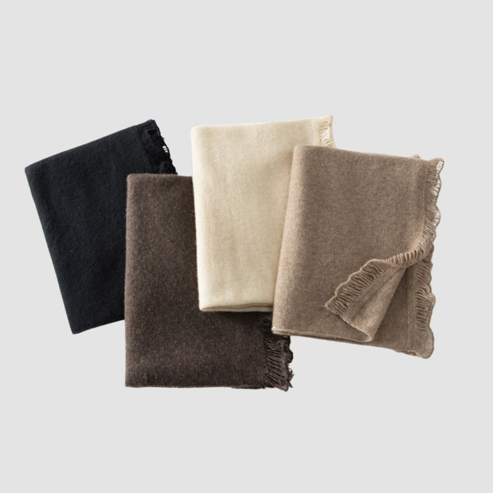 MV Thin Single-Strand Warm Cashmere Scarf