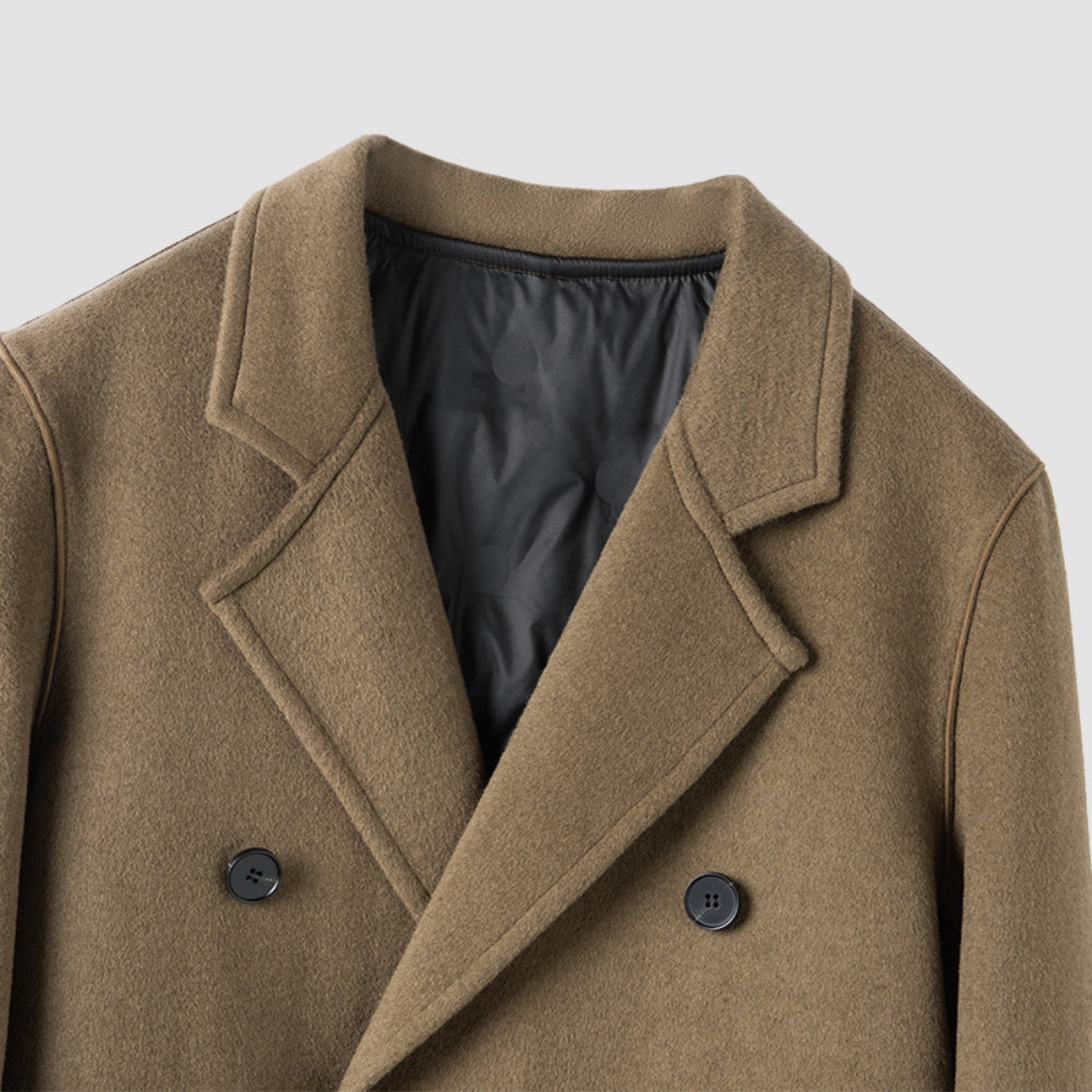 MV Double-Faced Cashmere Double-Breasted Coat