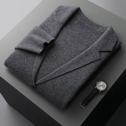 MV V-Neck Pure Cashmere Wool Cardigan