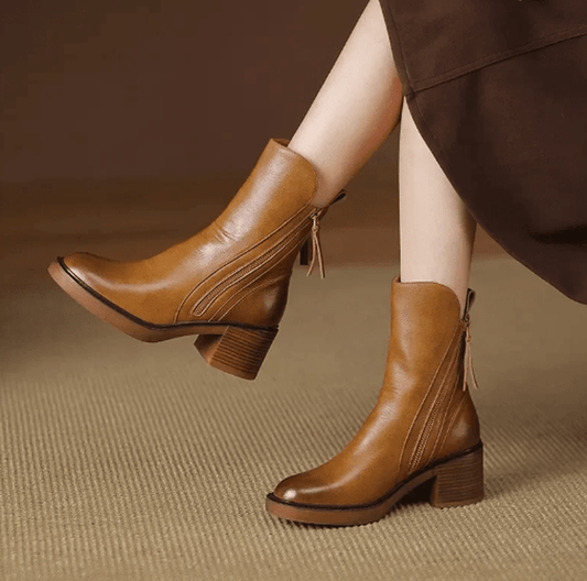 Sofia | Stylish leather ankle boots for every occasion