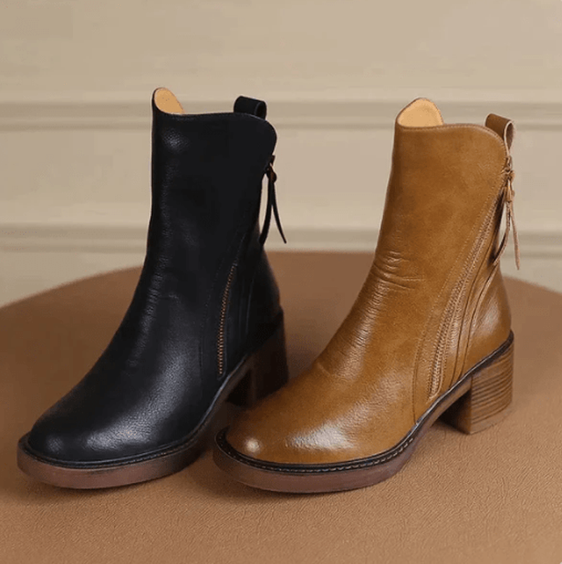 Sofia | Stylish leather ankle boots for every occasion