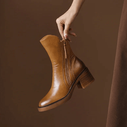 Sofia | Stylish leather ankle boots for every occasion