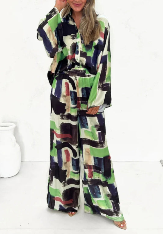 Paint Strokes two piece set