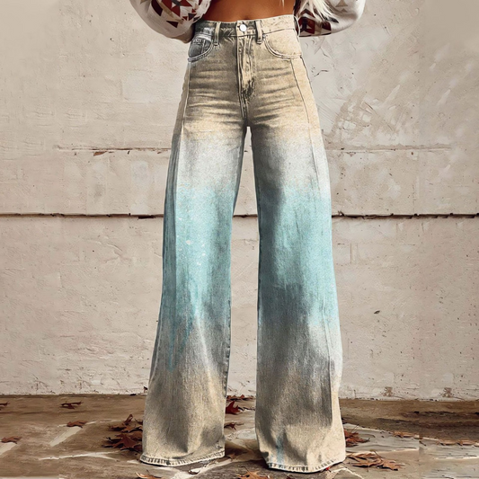 Patricia | Light Denim Wide-Leg Pants