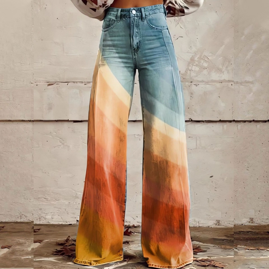 Octaviah | Sunset Wide-Leg Pants