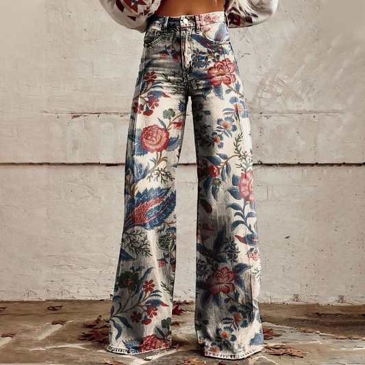 Suzy | Rose Garden Wide-Leg Pants