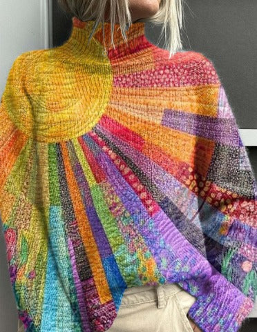 Radiant Spectrum Turtleneck