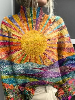 Celestial Sunburst Sweater