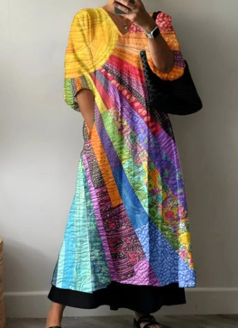 Colour Fusion Flow Dress