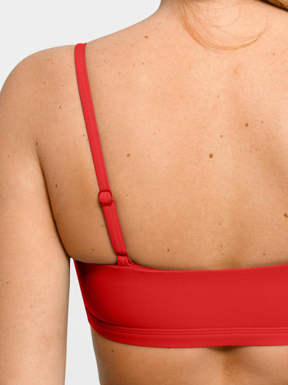 Shapewear Bust-Enhancing Draped Bikini Top