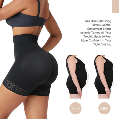 SheCurve® High-Waisted Boned Shaping Shorts