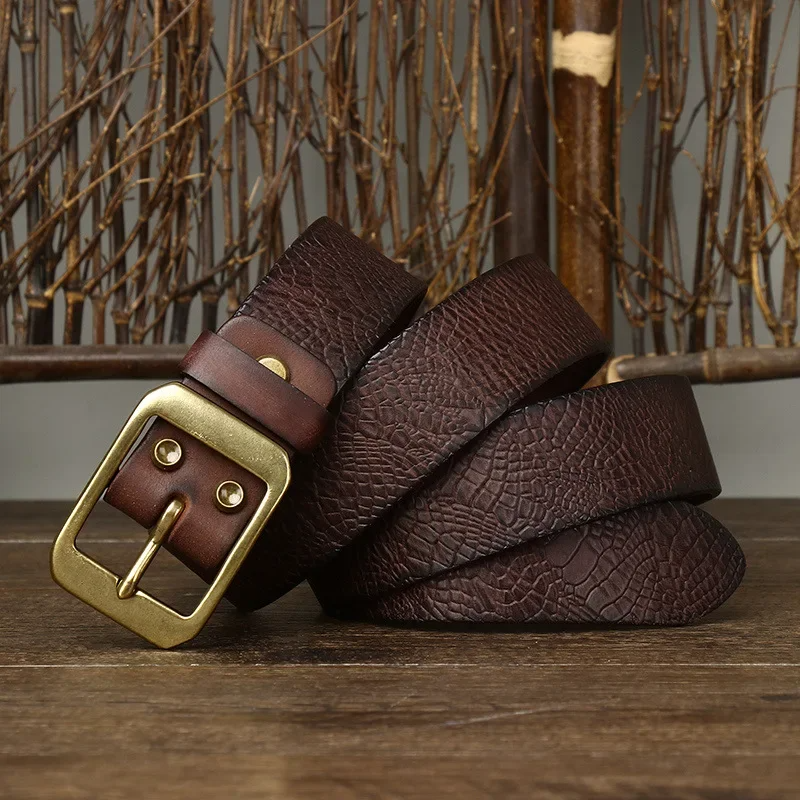 Handcrafted Artisan Cowhide Belt