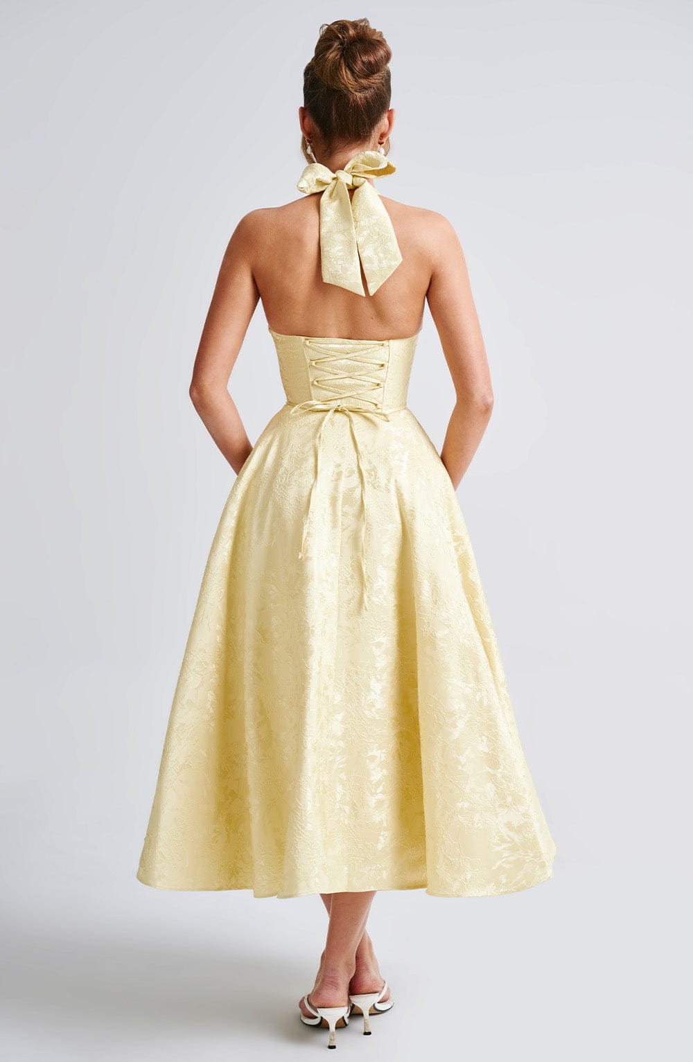 Effie™ | Midi Dress - Lemon