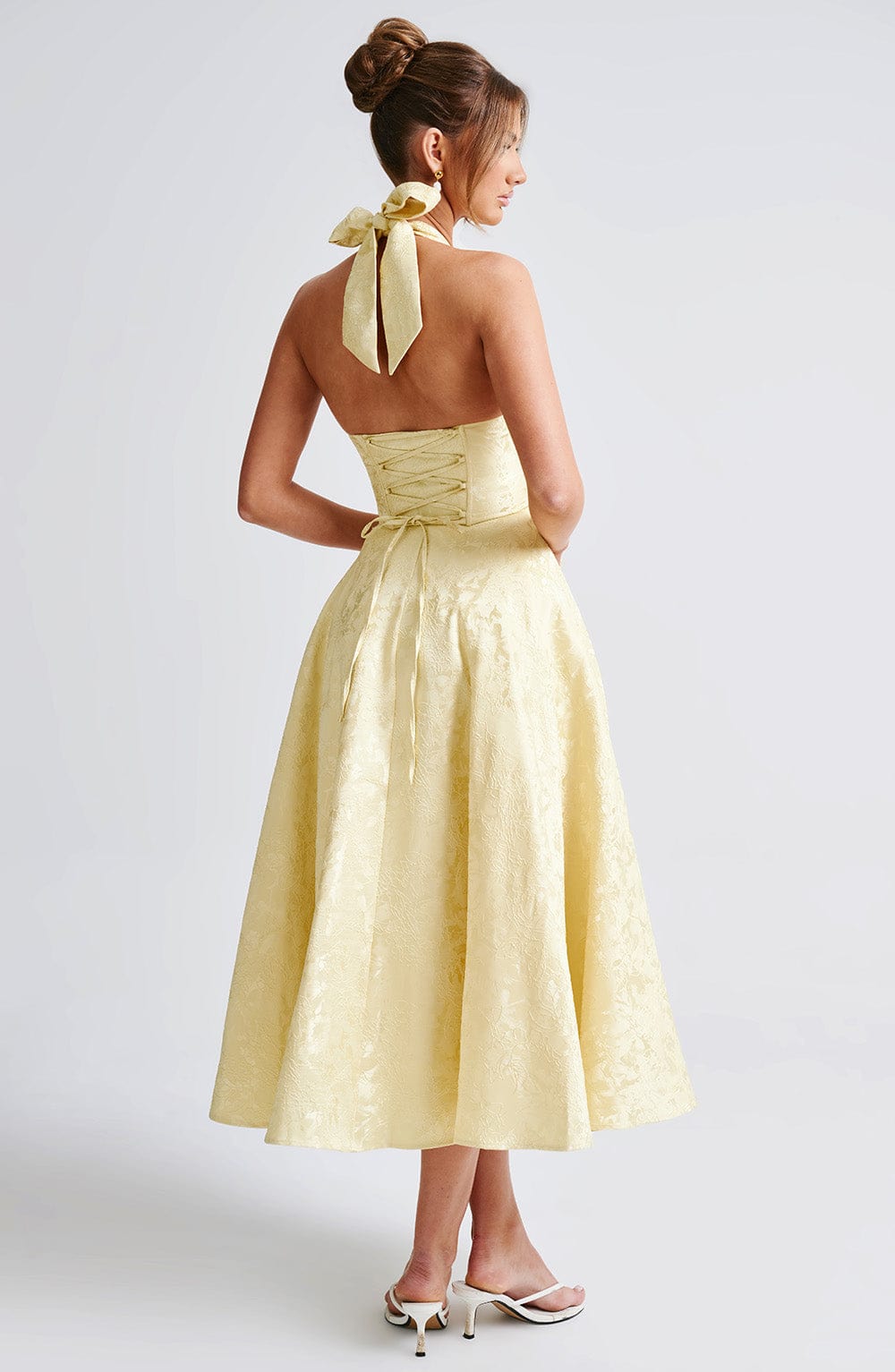 Effie™ | Midi Dress - Lemon