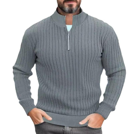 Ben | Knitted Half Zip Sweater