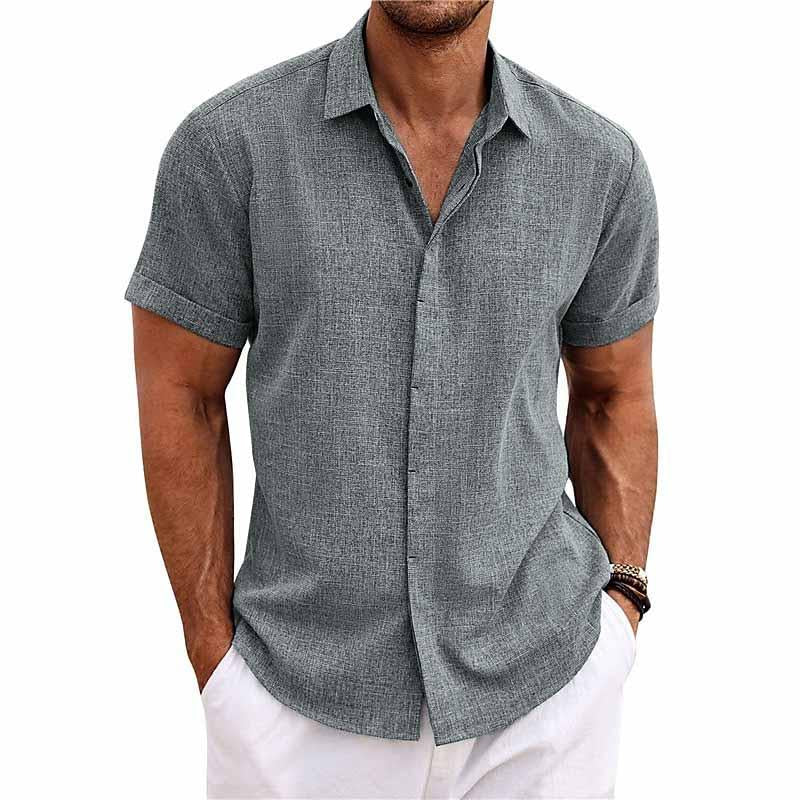 Andre™ | Linen Short Sleeve Shirt