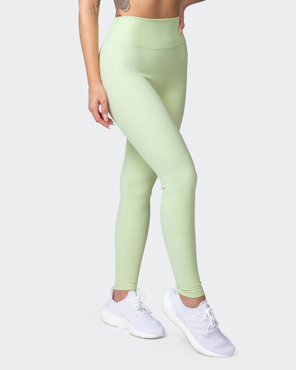 Zero Rise Rib Ankle Length Leggings - Minty