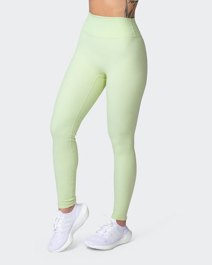 Zero Rise Rib Ankle Length Leggings - Minty