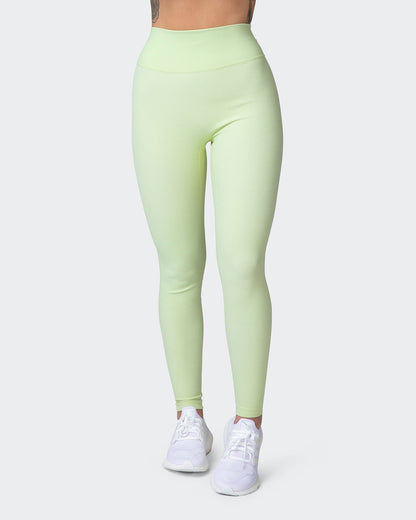 Zero Rise Rib Ankle Length Leggings - Minty