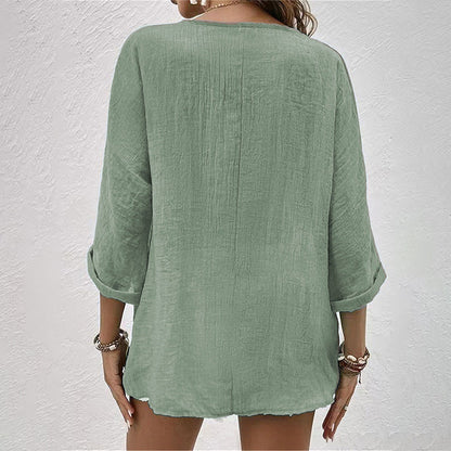 Piper | Long-sleeved V-neck T-shirt