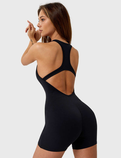 Yeoreo U-Neck Backless Romper