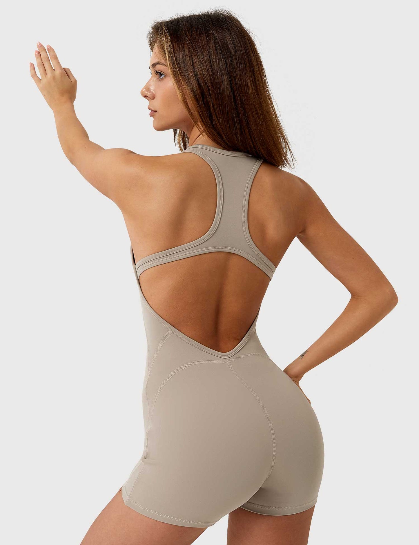 Yeoreo U-Neck Backless Romper