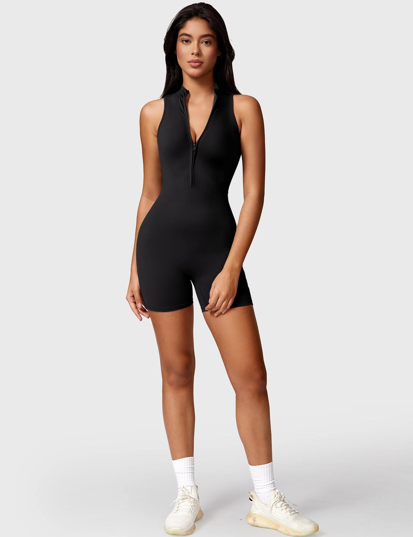 Yeoreo Belle Sleeveless Zipper Romper